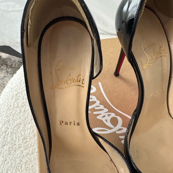 Christian Louboutin Iriza 100mm Heels Patent Leather - Picture 4 of 10